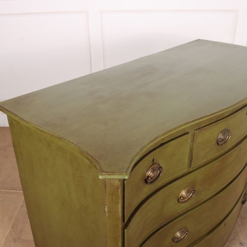 ENGLISH SERPENTINE FRONT COMMODE - ADDITIONAL PHOTO 9