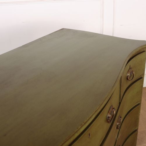 ENGLISH SERPENTINE FRONT COMMODE - ADDITIONAL PHOTO 10