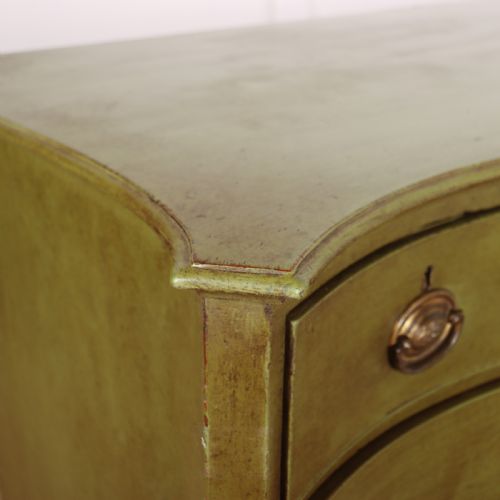 ENGLISH SERPENTINE FRONT COMMODE - ADDITIONAL PHOTO 11