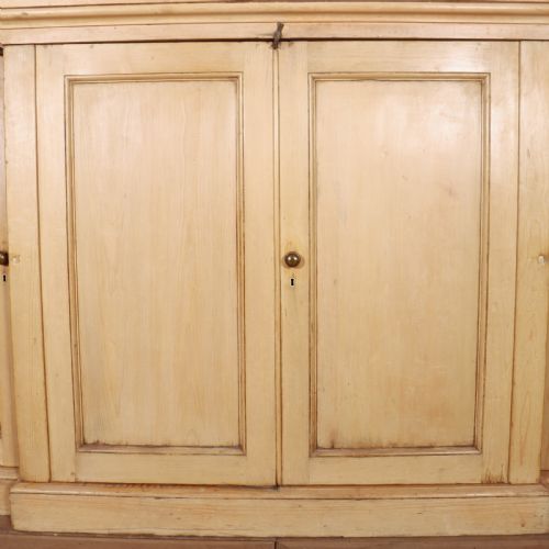ENGLISH BREAKFRONT LINEN CUPBOARD - ADDITIONAL PHOTO 4