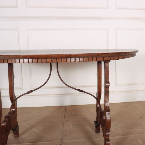 PAIR OF ITALIAN WALNUT CONSOLE TABLES - ADDITIONAL PHOTO 6