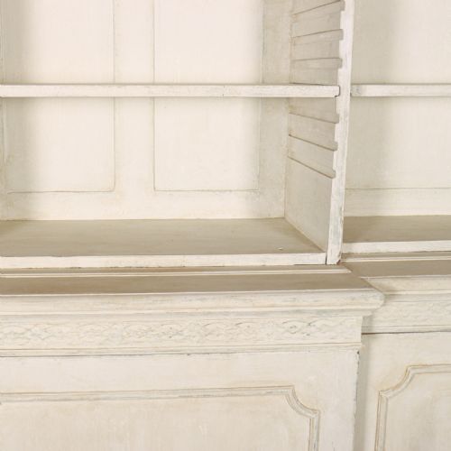 ENGLISH BREAKFRONT LIBRARY BOOKCASE - ADDITIONAL PHOTO 6
