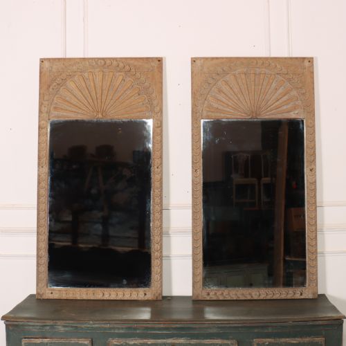 Pair of Italian Carved Mirrors