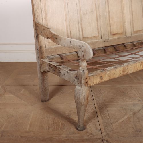 ENGLISH BLEACHED OAK SETTLE - ADDITIONAL PHOTO 2