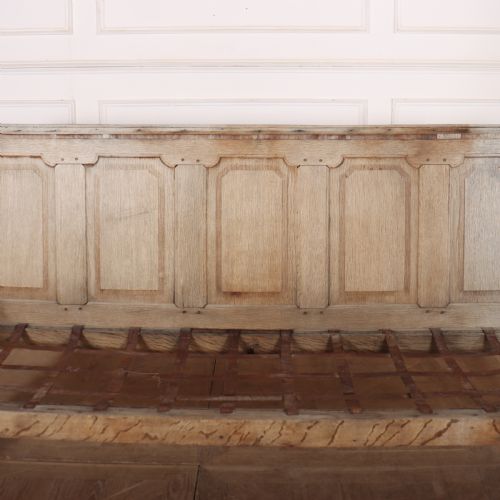 ENGLISH BLEACHED OAK SETTLE - ADDITIONAL PHOTO 6