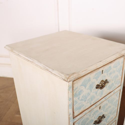 PAIR OF ENGLISH DECORATED CHEST OF DRAWERS - ADDITIONAL PHOTO 8