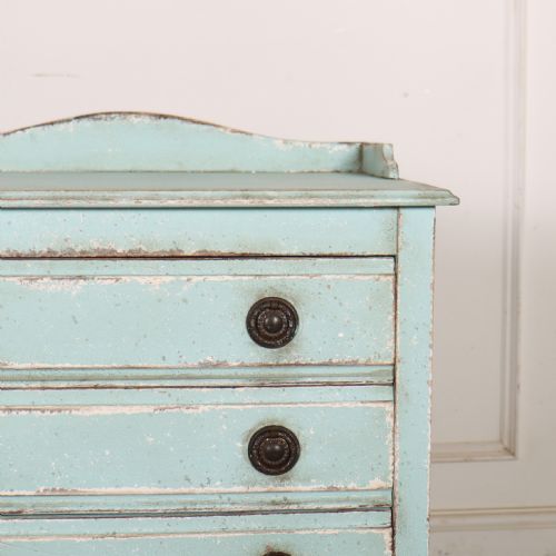 ENGLISH PAINTED BEDSIDE CABINET - ADDITIONAL PHOTO 4