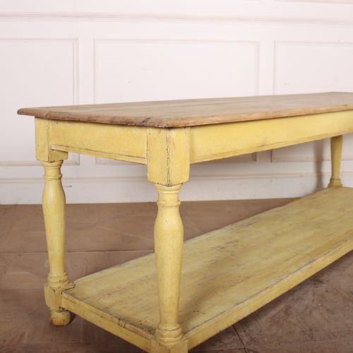 FRENCH PAINTED DRAPERS TABLE - ADDITIONAL PHOTO 1