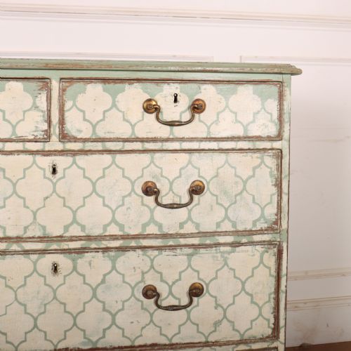 ENGLISH PAINTED CHEST OF DRAWERS - ADDITIONAL PHOTO 2