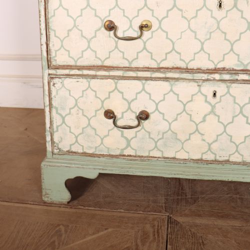 ENGLISH PAINTED CHEST OF DRAWERS - ADDITIONAL PHOTO 4