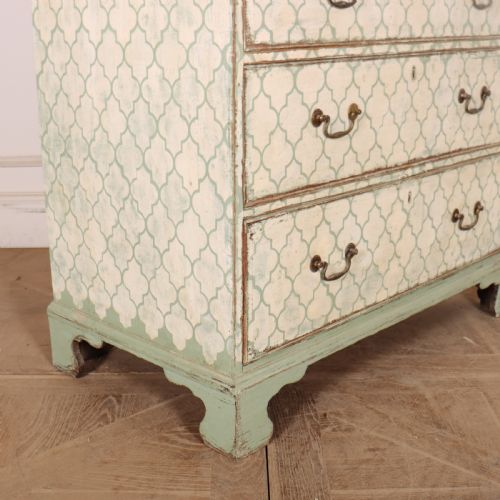 ENGLISH PAINTED CHEST OF DRAWERS - ADDITIONAL PHOTO 6