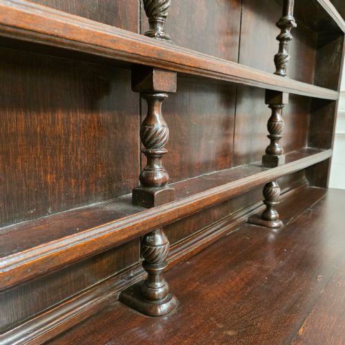 ENGLISH OAK FARMHOUSE DRESSER - ADDITIONAL PHOTO 2