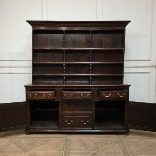 ENGLISH OAK FARMHOUSE DRESSER - ADDITIONAL PHOTO 5
