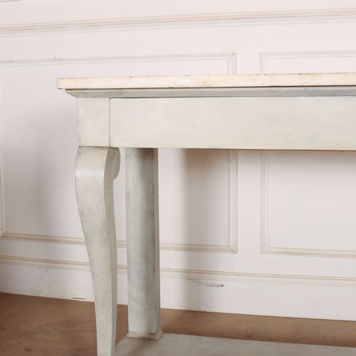 FRENCH MARBLE TOPPED CONSOLE TABLE - ADDITIONAL PHOTO 2
