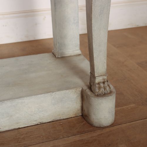 FRENCH MARBLE TOPPED CONSOLE TABLE - ADDITIONAL PHOTO 6