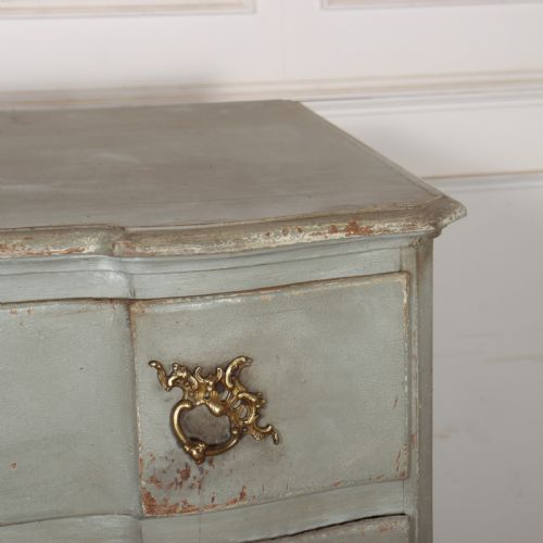 DANISH SERPENTINE FRONT COMMODE - ADDITIONAL PHOTO 7