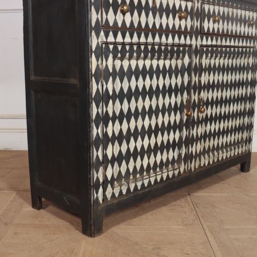 ENGLISH HARLEQUIN LINEN CUPBOARD - ADDITIONAL PHOTO 4