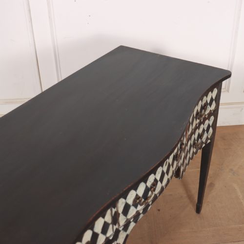 ENGLISH SERPENTINE KNEEHOLE DESK - ADDITIONAL PHOTO 8
