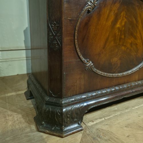 IMPRESSIVE GILLOWS CARVED MAHOGANY LIBRARY BOOKCASE - ADDITIONAL PHOTO 16