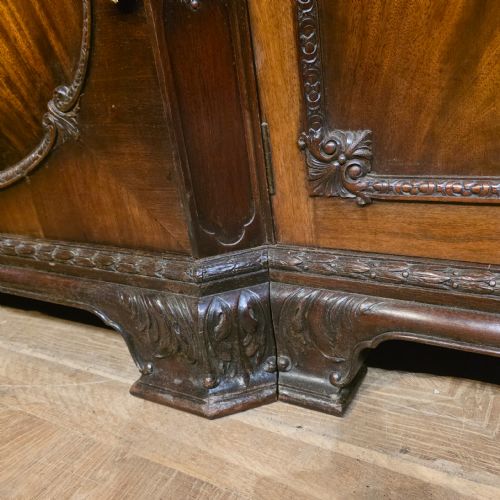 IMPRESSIVE GILLOWS CARVED MAHOGANY LIBRARY BOOKCASE - ADDITIONAL PHOTO 21