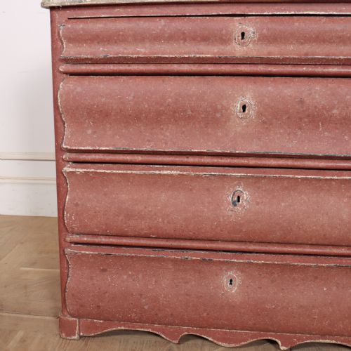 DANISH PAINTED FOUR DRAWER COMMODE - ADDITIONAL PHOTO 3