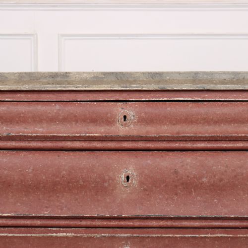 DANISH PAINTED FOUR DRAWER COMMODE - ADDITIONAL PHOTO 5