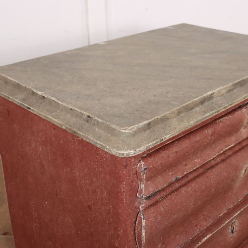 DANISH PAINTED FOUR DRAWER COMMODE - ADDITIONAL PHOTO 7