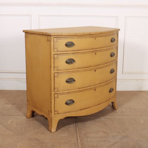 GEORGIAN BOWFRONT CHEST OF DRAWERS - ADDITIONAL PHOTO 6