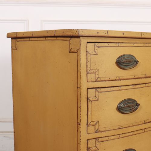 GEORGIAN BOWFRONT CHEST OF DRAWERS - ADDITIONAL PHOTO 7