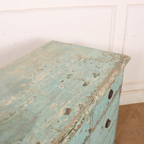 ENGLISH ORIGINAL PAINTED CHEST OF DRAWERS - ADDITIONAL PHOTO 7