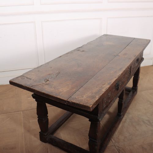 17TH CENTURY SPANISH OAK CONSOLE TABLE - ADDITIONAL PHOTO 12