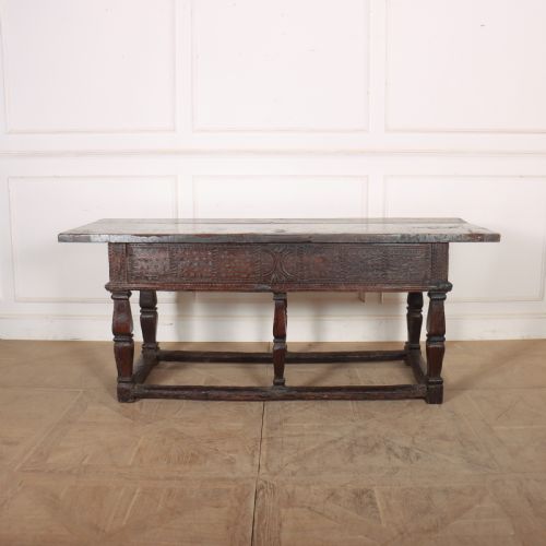 17TH CENTURY SPANISH OAK CONSOLE TABLE - ADDITIONAL PHOTO 14