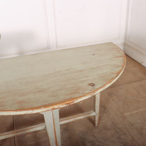PAIR OF SWEDISH DEMI LUNE CONSOLE TABLES - ADDITIONAL PHOTO 6