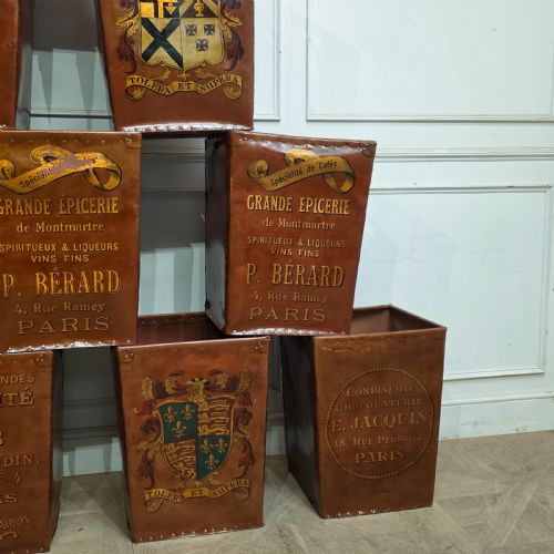 COLLECTION OF DECORATED STORAGE CRATES - ADDITIONAL PHOTO 5