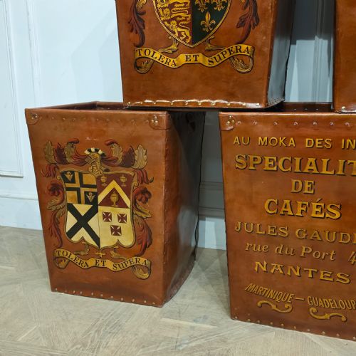 COLLECTION OF DECORATED STORAGE CRATES - ADDITIONAL PHOTO 10