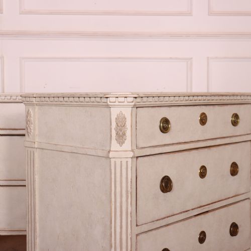 PAIR OF SWEDISH PAINTED COMMODES - ADDITIONAL PHOTO 5