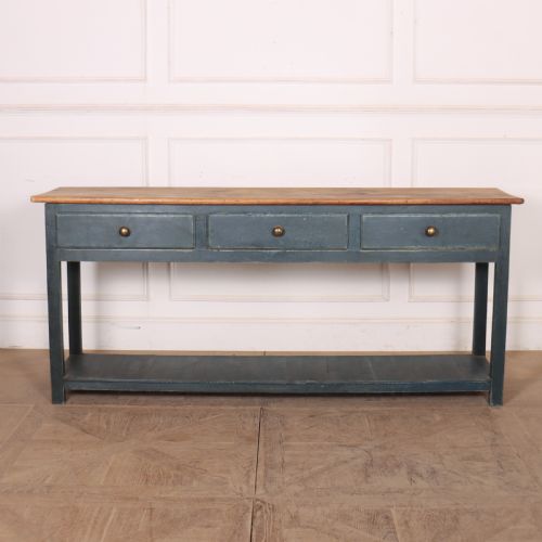 English Painted Potboard Dresser Base