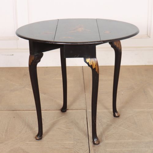 SMALL CHINOISERIE DROPLEAF LAMP TABLE - ADDITIONAL PHOTO 2