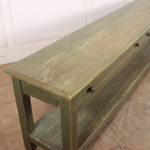 LARGE ENGLISH POTBOARD SERVING TABLE - ADDITIONAL PHOTO 7