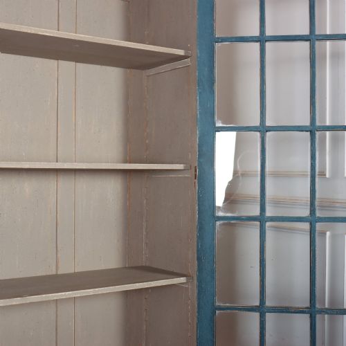 PAIR OF PAINTED LIBRARY BOOKCASE - ADDITIONAL PHOTO 10