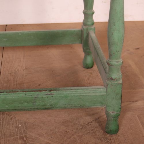 ENGLISH PAINTED OAK LAMP TABLE - ADDITIONAL PHOTO 3