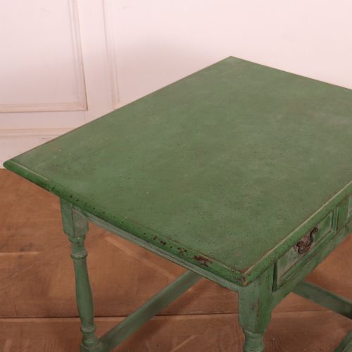 ENGLISH PAINTED OAK LAMP TABLE - ADDITIONAL PHOTO 6