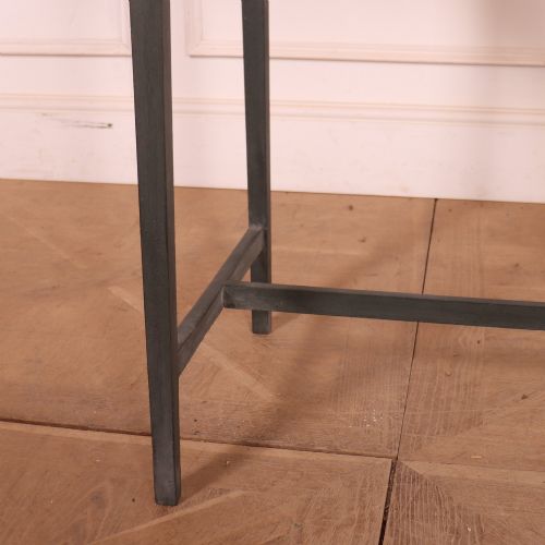 ENGLISH PAINTED OAK LAMP TABLE - ADDITIONAL PHOTO 4
