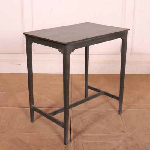 ENGLISH PAINTED OAK LAMP TABLE - ADDITIONAL PHOTO 5