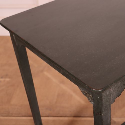 ENGLISH PAINTED OAK LAMP TABLE - ADDITIONAL PHOTO 7