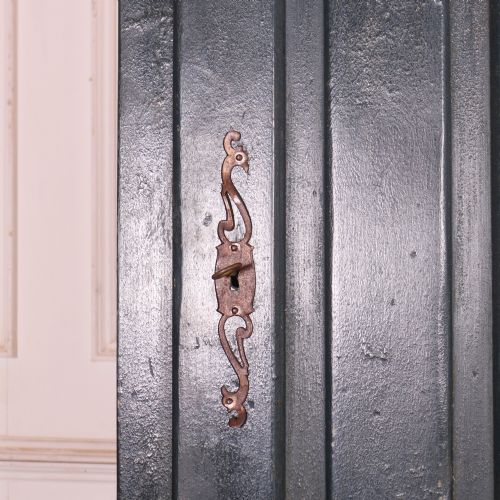 FRENCH PAINTED FOOD CUPBOARD - ADDITIONAL PHOTO 4