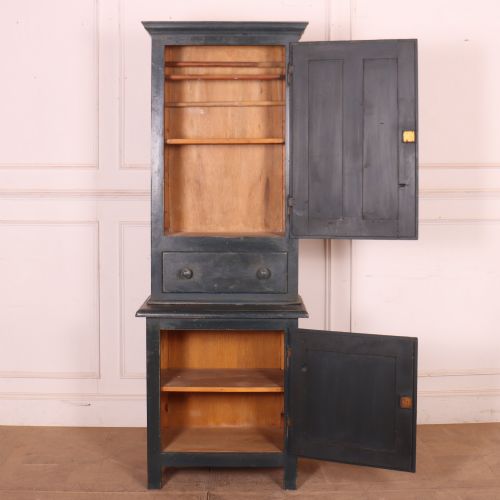 FRENCH PAINTED FOOD CUPBOARD - ADDITIONAL PHOTO 6