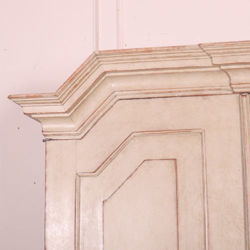 SWEDISH PAINTED LINEN CUPBOARD - ADDITIONAL PHOTO 1
