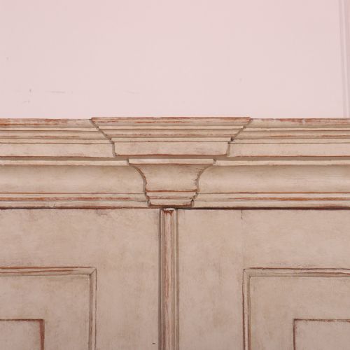 SWEDISH PAINTED LINEN CUPBOARD - ADDITIONAL PHOTO 2