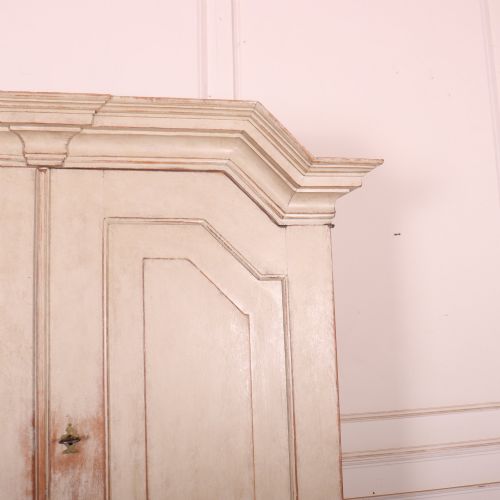 SWEDISH PAINTED LINEN CUPBOARD - ADDITIONAL PHOTO 3